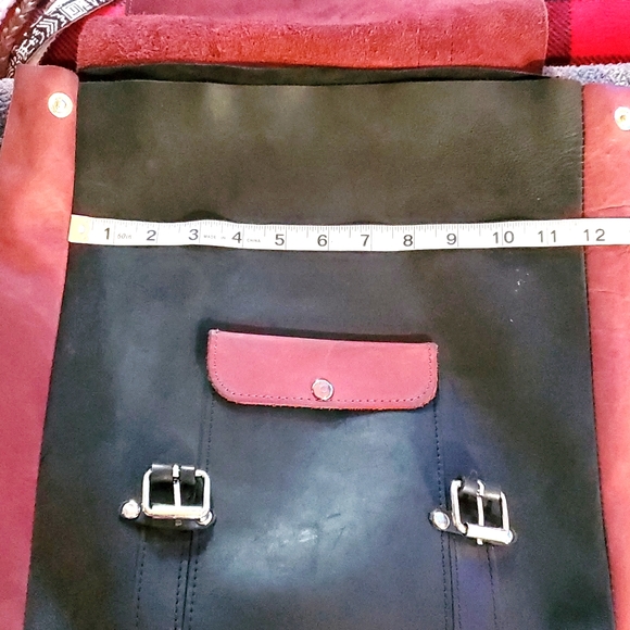 Miros Ukraine leather handmade backpack - Picture 11 of 14